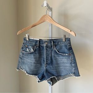 NWT AGOLDE Parker Vintage Cutoff Short in Lowkey